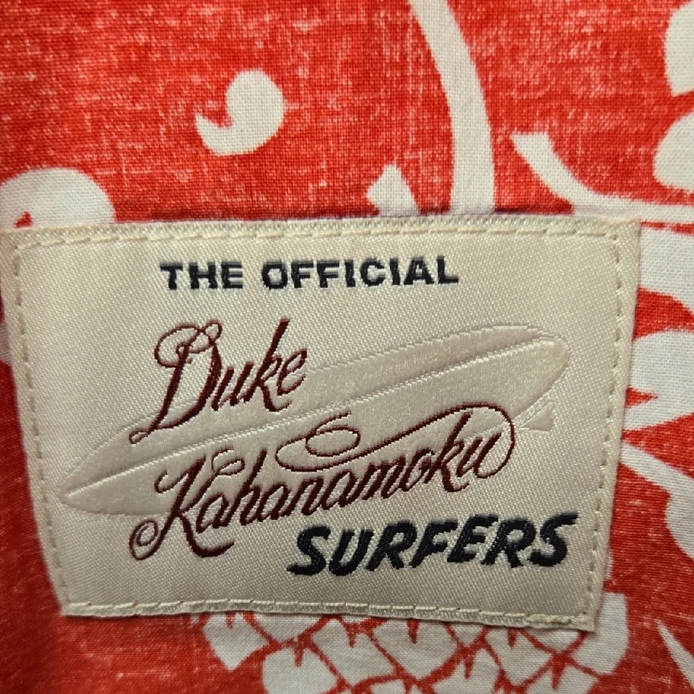 Vans Men's Red and White Hawaiian Floral Shirt - Picture 3 of 5